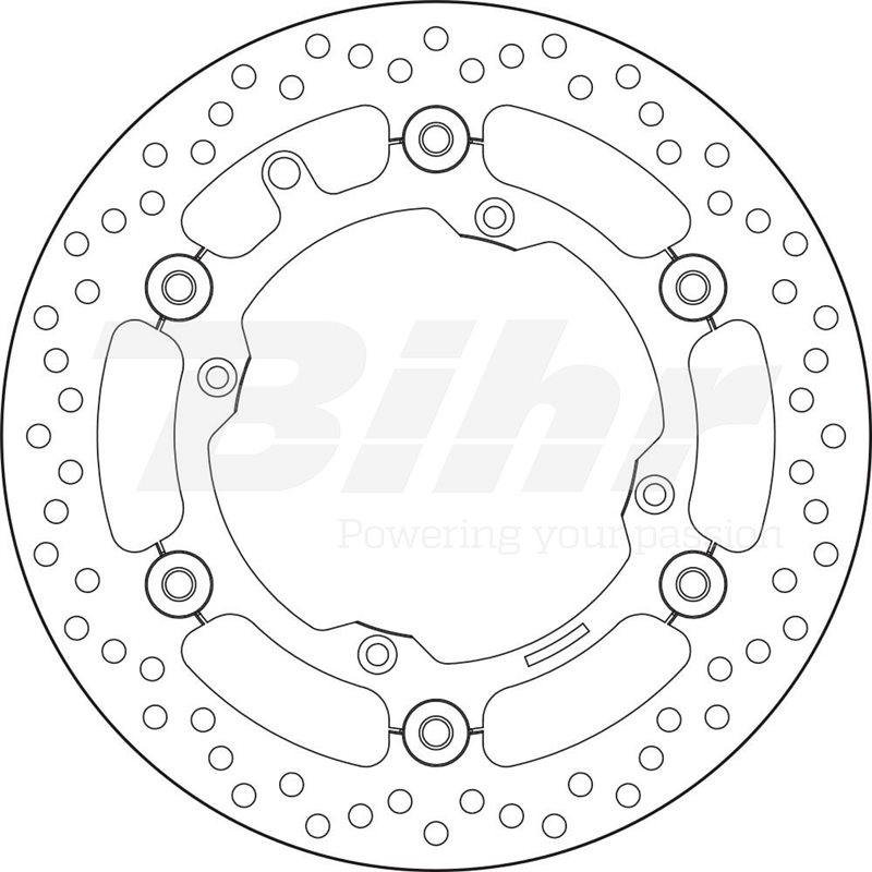 HUSQVARNA 610 TE 00' - 04' DISCO FLOTANTE DELANTERO BREMBO HUSQVARNA 610 TE 00' - 04' DISCO FLOTANTE DELANTERO BREMBO
